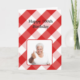 Födelsedagskort för 100 och över - Anpassade Kort