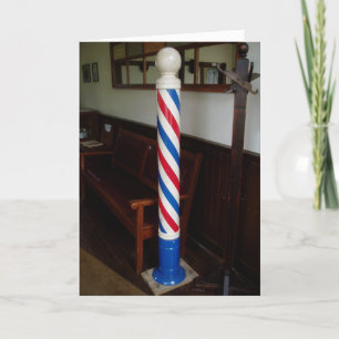 Födelsedagskort för "Barber Pole" Kort