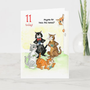 Födelsedagskort för en 11 år gammal videospelare kort