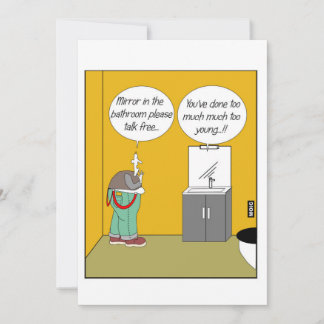 Födelsedagskort för en gammal Skinhead eller SKA M Julkort