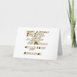 Födelsedagskort för en kristen vän kort