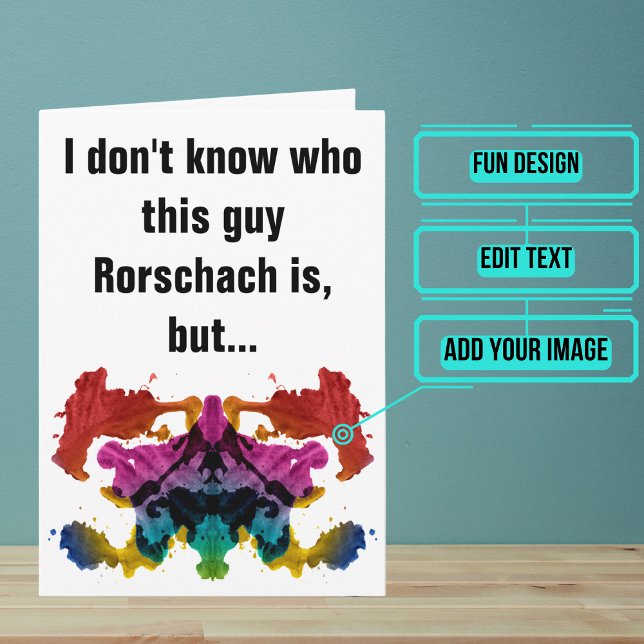 Födelsedagskort för en psykolog eller psykiater kort (This makes for the perfect card for that talented psychologist or psychiatrist friend of yours.)
