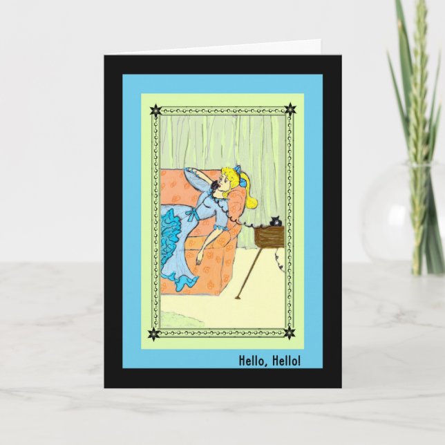 Födelsedagskort för en Traditionell Kort (Framsida)