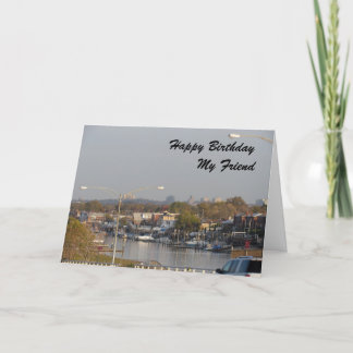 Födelsedagskort för en vän kort