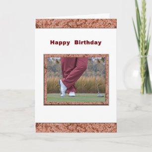 Födelsedagskort för Golfer Kort