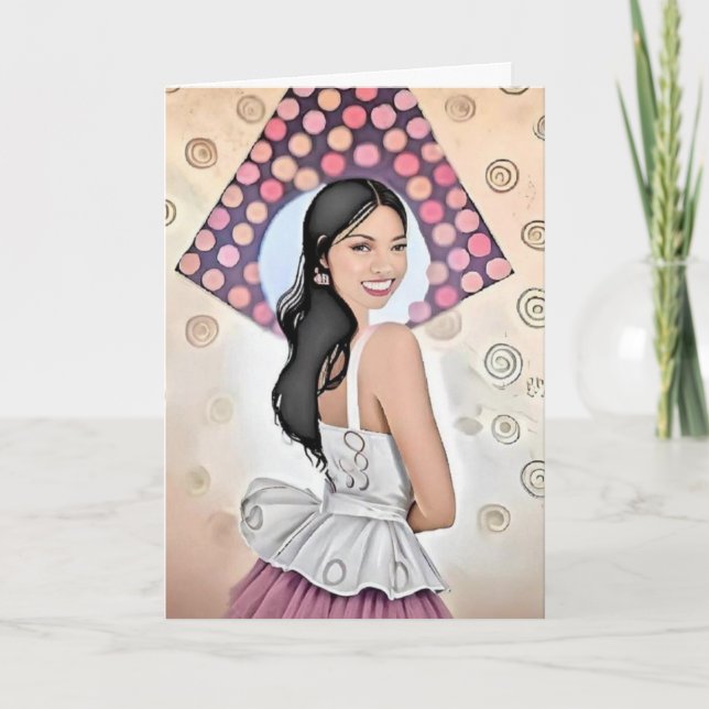 Födelsedagskort för henne kort (Framsida)