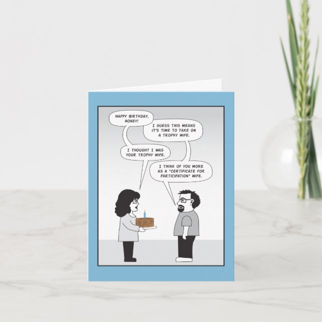 Födelsedagskort för honom kort (Framsida)