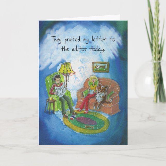 Födelsedagskort för Hund älskare - Shetland Sheepd Kort (Framsida)