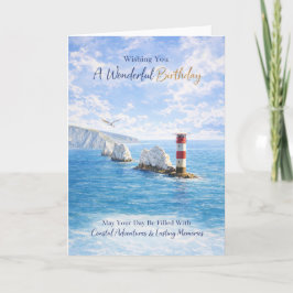 Födelsedagskort för Isle of Wight Needles Lighthou Kort