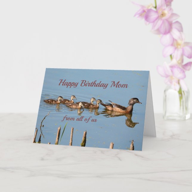 Födelsedagskort för Mamma från oss alla Kort (Orkide)