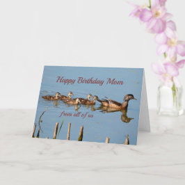 Födelsedagskort för Mamma från oss alla Kort