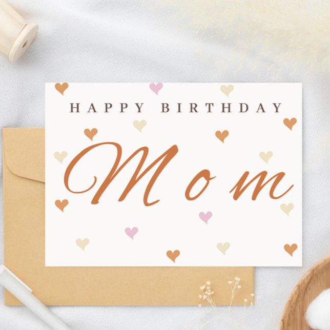 Födelsedagskort för Mamma Inbjudningar (Birthday Card for Mom)