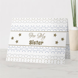Födelsedagskort för min syster kort