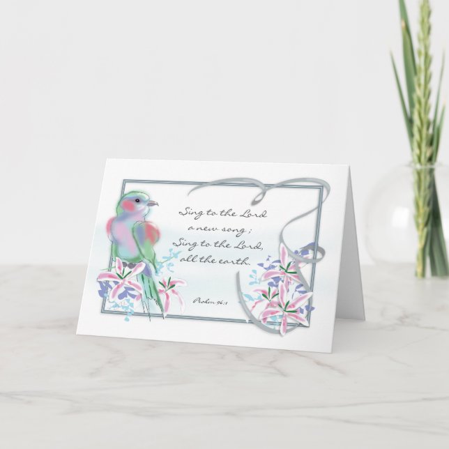 Födelsedagskort för skript kort (Framsida)