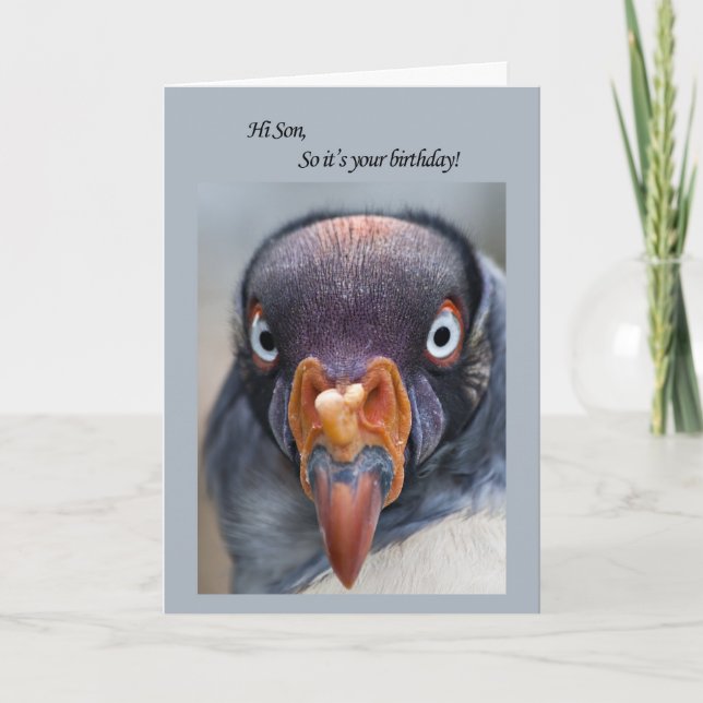 Födelsedagskort för son kort (Framsida)