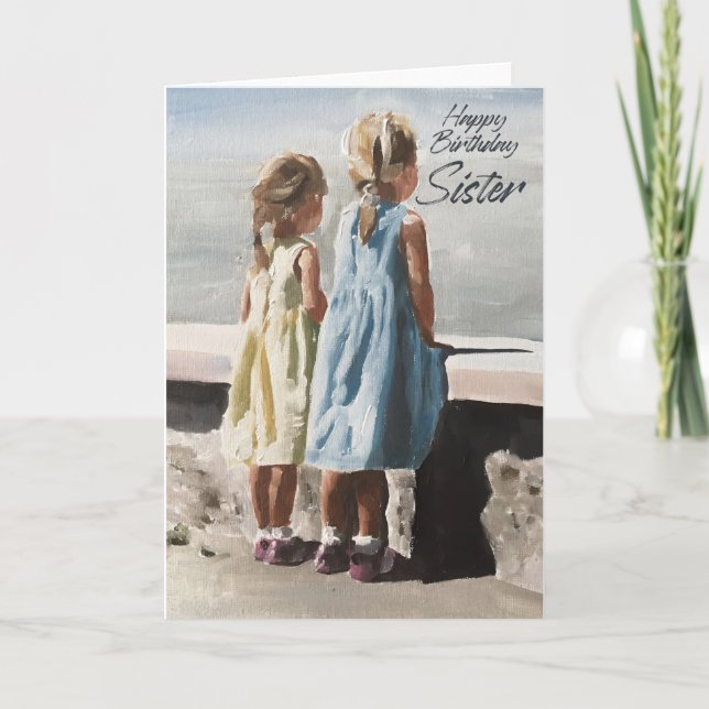 Födelsedagskort för Speciell syster Kort (Framsida)