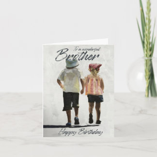 Födelsedagskort för Speciellt broderkort Kort