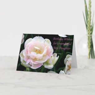 Födelsedagskort för stegvis dotter kort