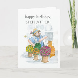Födelsedagskort för Stepfather - Kort