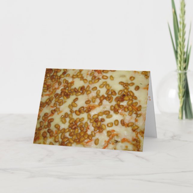 Födelsedagskort för Thai Chicken Pizza Kort (Framsida)