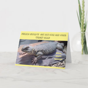 Födelsedagskort för Uromastyx Reptile Lizard Kort