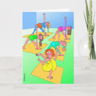 Födelsedagskort för Yoga Älskare - Twisted Yoga Kort