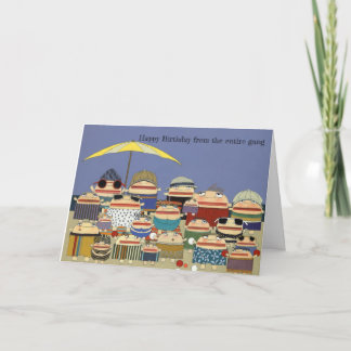 födelsedagskort från gruppen kort