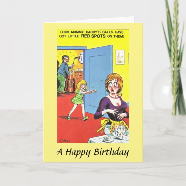 Födelsedagskort - Golf Bollar Kort (Framsida)