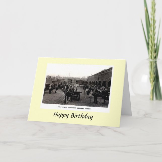 Födelsedagskort - Guinness Brewery, Dublin Kort (Framsida)