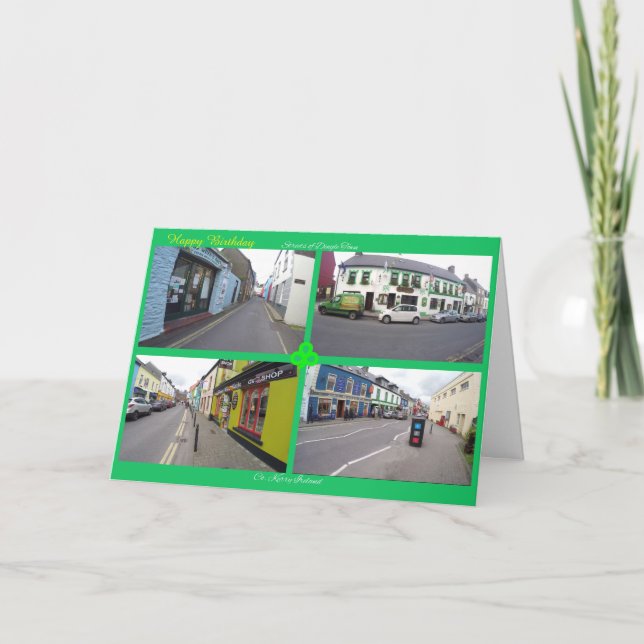 Födelsedagskort iriska kort (Framsida)