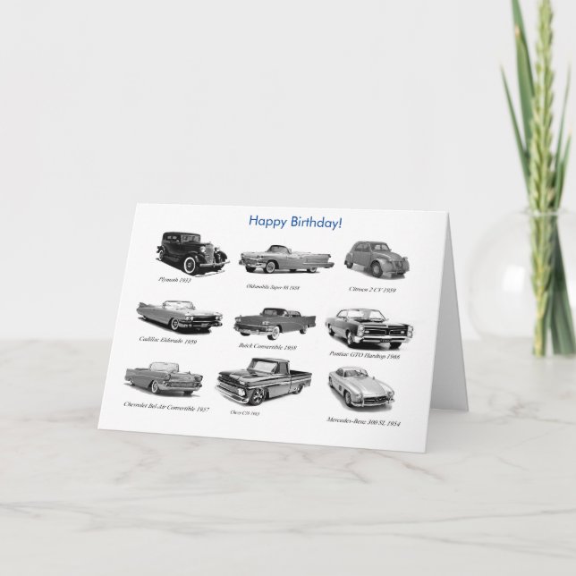 Födelsedagskort Kort (Framsida)