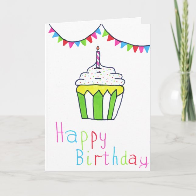 Födelsedagskort Kort (Framsida)