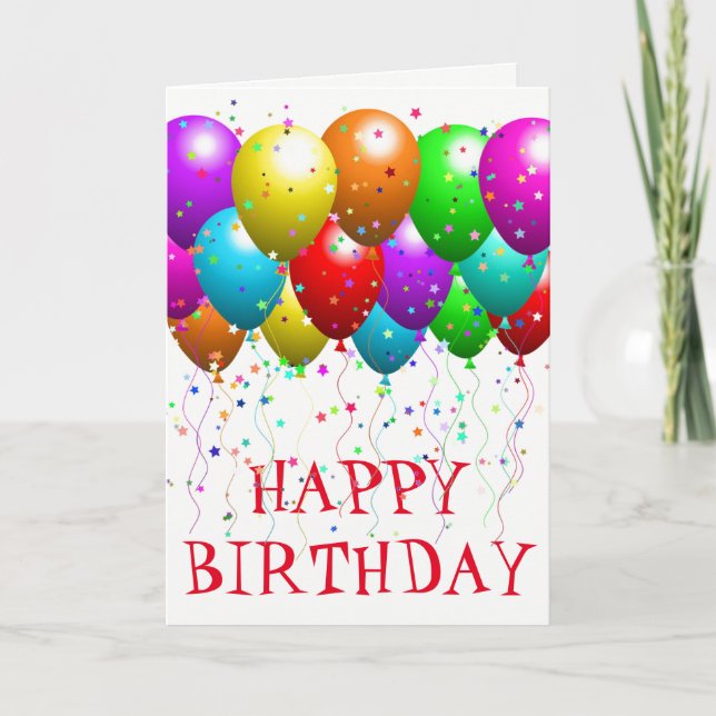 Födelsedagskort Kort (Framsida)