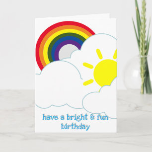Födelsedagskort - LGBT Bright & Roligt Birday Kort