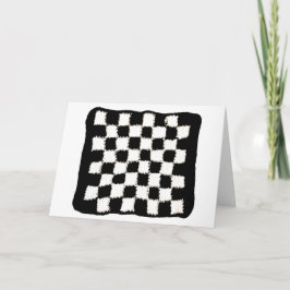 Födelsedagskort med kontrollerad Pun och Crochet S Kort