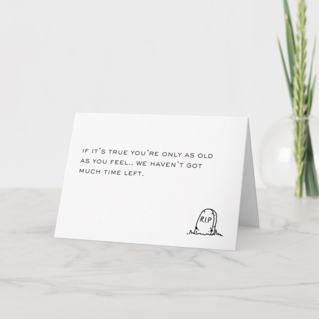 Födelsedagskort Meddelande (Framsida)