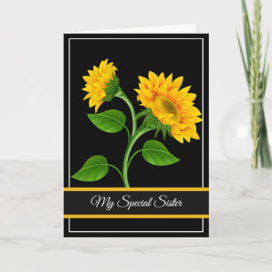 Födelsedagskort - min Speciella syster Kort