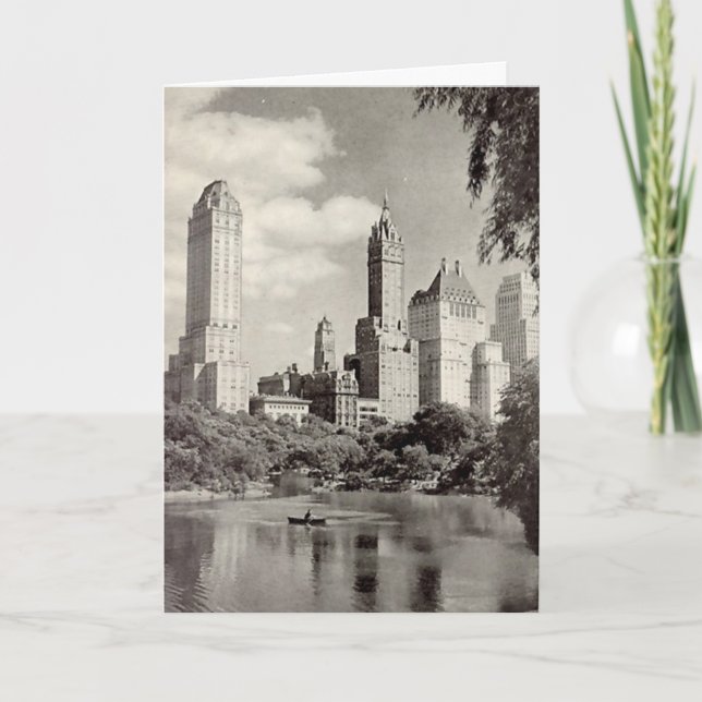 Födelsedagskort - New York City Kort (Framsida)