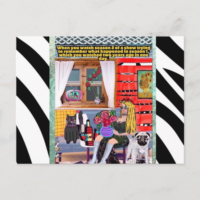 Födelsedagskort Postcard Vykort (Framsida)