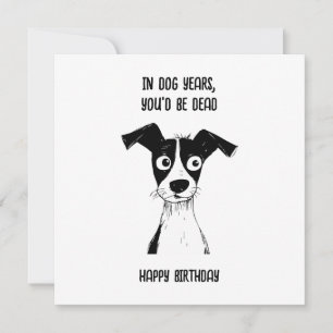 Födelsedagskort - roligt födelsedagskort för morfa inbjudningar