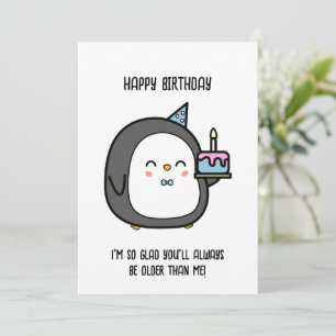 Födelsedagskort - roligt födelsedagskort för morfa inbjudningar