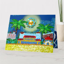 Födelsedagskort | Sequin Beach, Sydney Australia Kort