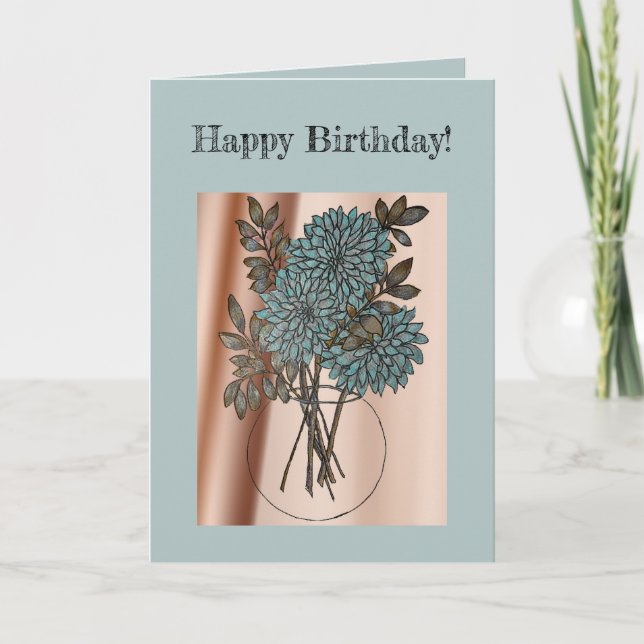 Födelsedagskort Tack Kort (Framsida)