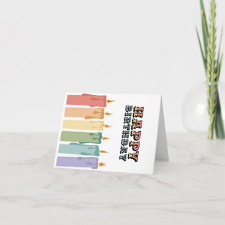 Födelsedagskort Tack Kort