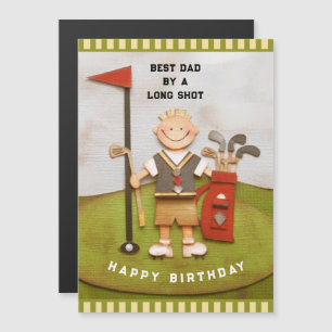 Födelsedagskort till golfpappa