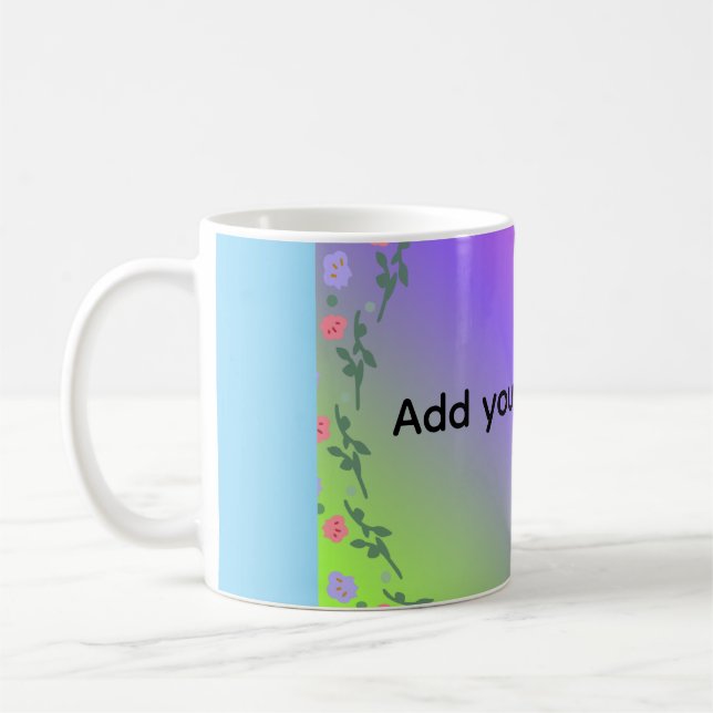 Födelsedagskort till henne kaffemugg (Vänster)