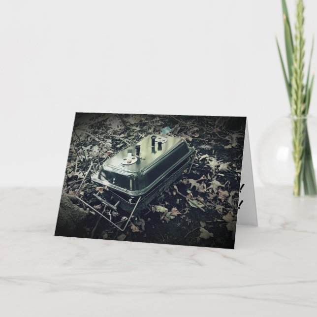 Födelsedagskort "Twin Sjö Cookout" Kort (Framsida)