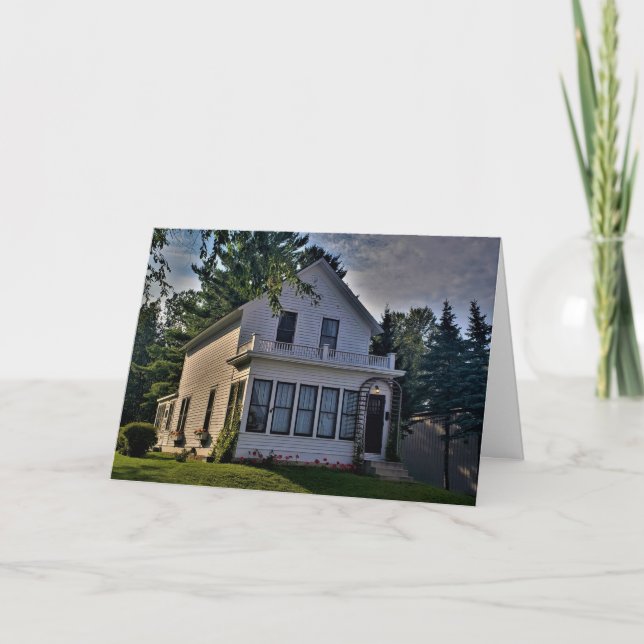 Födelsedagskort utan Ställe som hem Kort (Framsida)