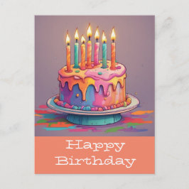 Födelsedagskort Vykort