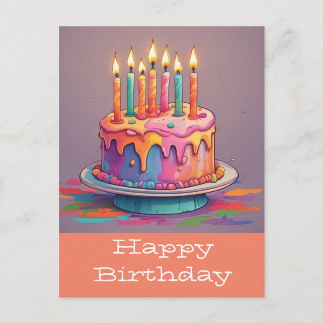 Födelsedagskort Vykort (Framsida)